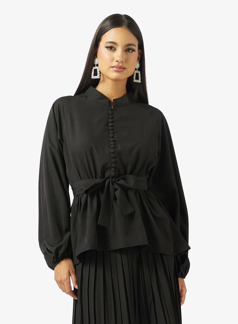 خزانة مجموعة توب بيبلوم وتنورة - Image 3
